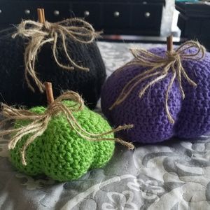 Set of fall/halloween pumpkins